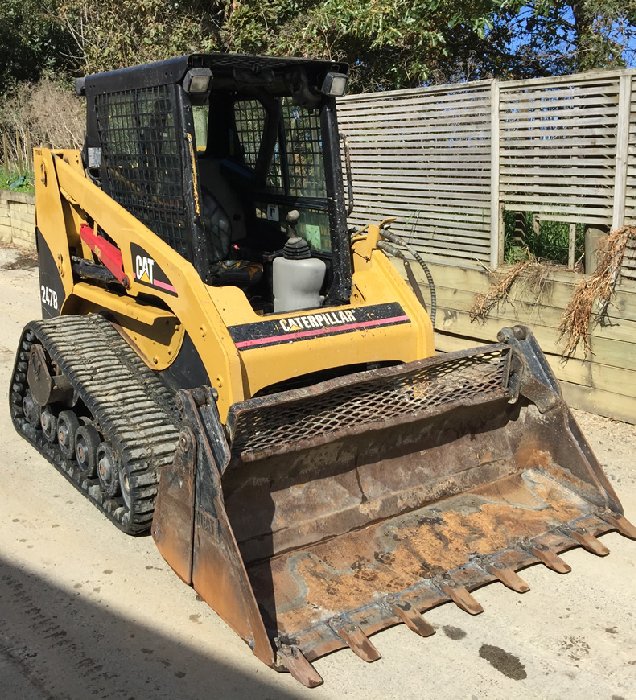 Bobcat skid steer earthmoving